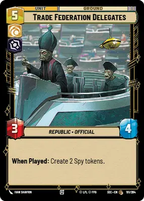 Trade Federation Delegates