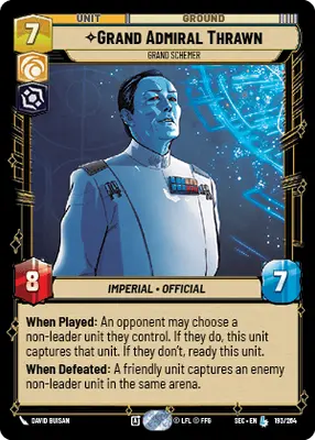 Grand Admiral Thrawn Grand Schemer
