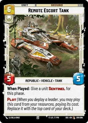 Remote Escort Tank