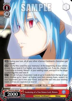 Awakening of a True Demon Lord, Rimuru