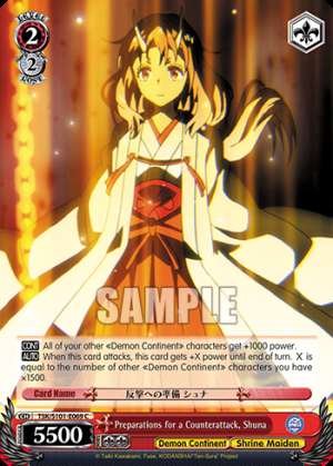 Preparations for a Counterattack, Shuna