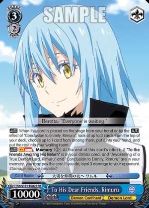 To His Dear Friends, Rimuru
