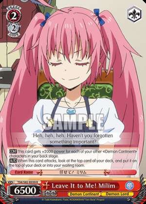 Leave It to Me! Milim