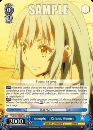 Triumphant Return, Rimuru