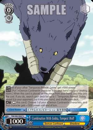 Combination With Gobta, Tempest Wolf