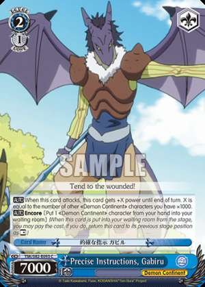 Precise Instructions, Gabiru