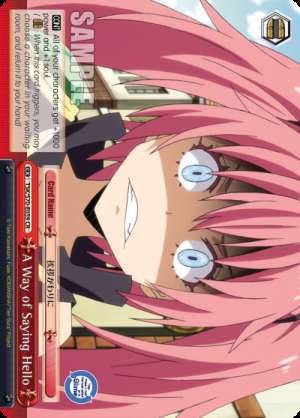 A Way of Saying Hello