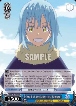 Head of the Monsters, Rimuru