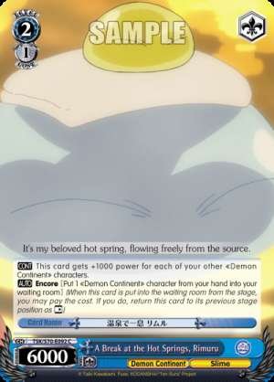 A Break at the Hot Springs, Rimuru