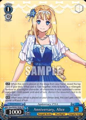 Anniversary, Alice