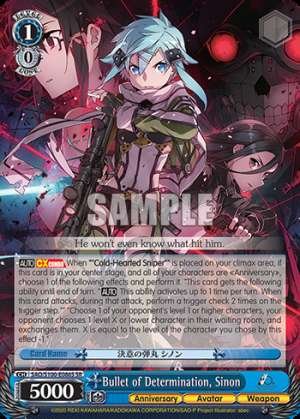 Bullet of Determination, Sinon