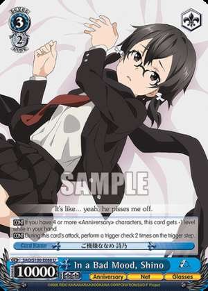 In a Bad Mood, Shino