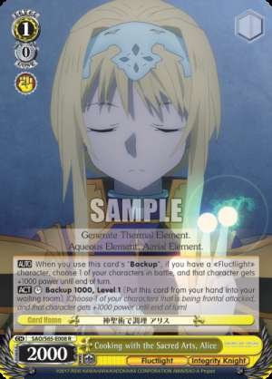 Cooking with the Sacred Arts, Alice
