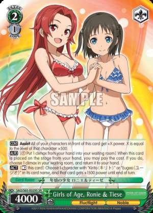 Girls of Age, Ronie & Tiese