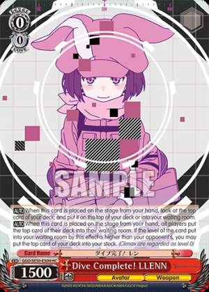 Dive Complete! LLENN