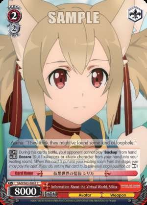 Information About the Virtual World, Silica