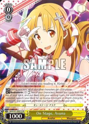 On Stage, Asuna