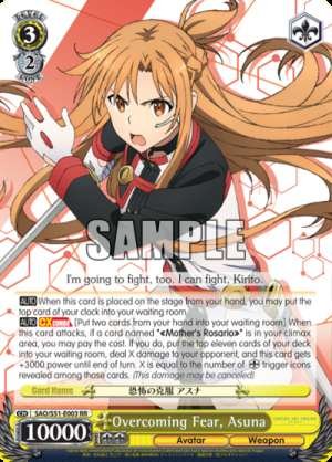 Overcoming Fear, Asuna