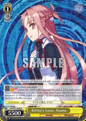 Kirito's Love, Asuna
