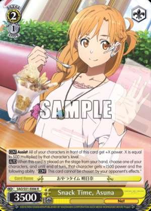 Snack Time, Asuna