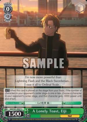 A Lonely Toast, Eiji