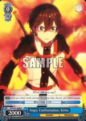 Angry Confrontation, Kirito