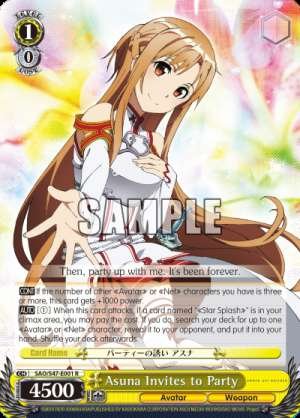 Asuna Invites to Party