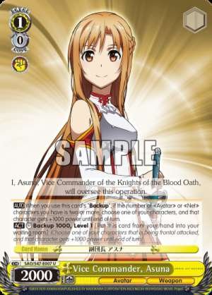 Vice Commander, Asuna