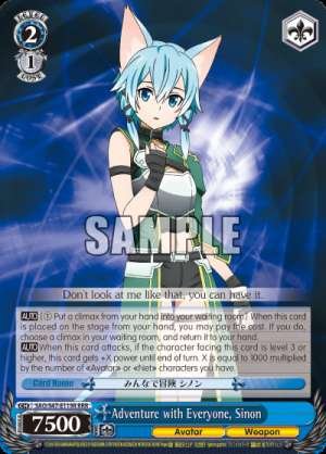 Adventure with Everyone, Sinon