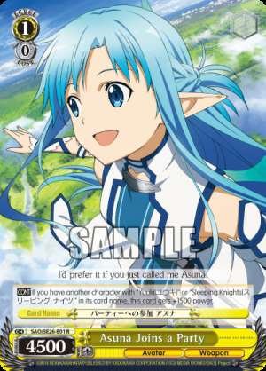 Asuna Joins a Party