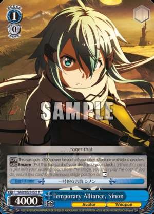 Temporary Alliance, Sinon