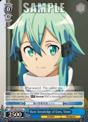 Basic Knowledge of Guns, Sinon