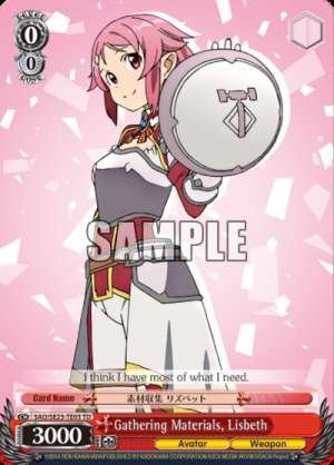 Gathering Materials, Lisbeth
