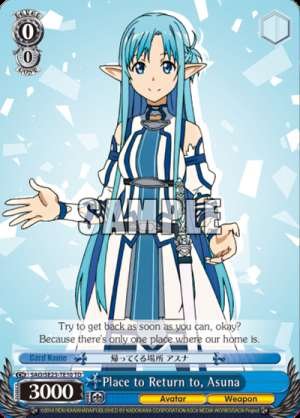 Place to Return to, Asuna