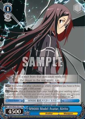 M9000 Model Avatar, Kirito