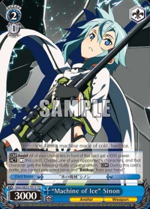 "Machine of Ice" Sinon