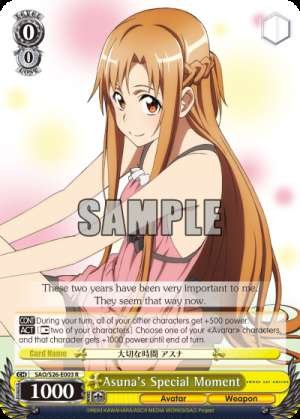 Asuna's Special Moment