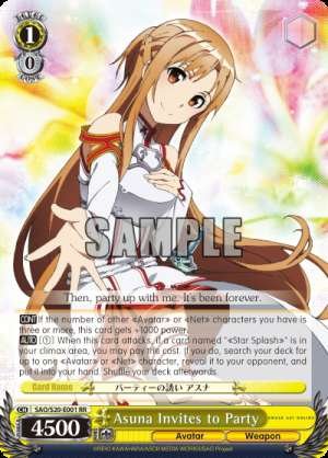 Asuna Invites to Party