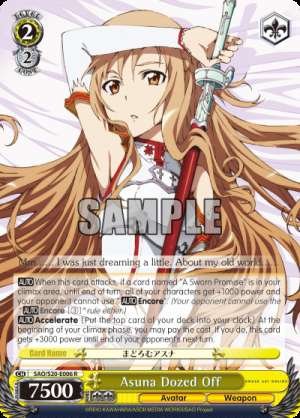 Asuna Dozed Off
