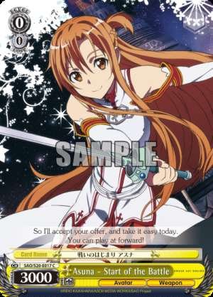 Asuna - Start of the Battle