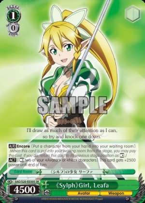 <<Sylph>> Girl, Leafa