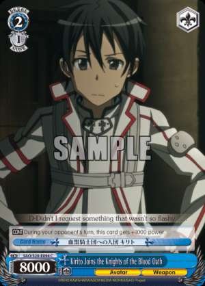 Kirito Joins the Knights of the Blood Oath