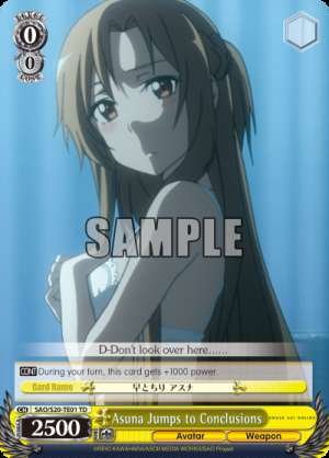 Asuna Jumps to Conclusions