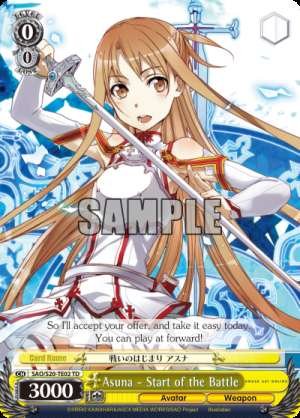 Asuna - Start of the Battle