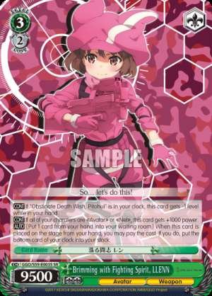 Brimming with Fighting Spirit, LLENN