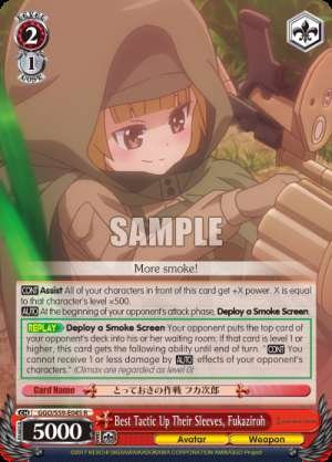 Best Tactic Up Their Sleeves, Fukaziroh
