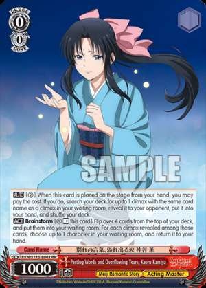 Parting Words and Overflowing Tears, Kaoru Kamiya