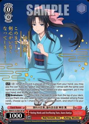 Parting Words and Overflowing Tears, Kaoru Kamiya