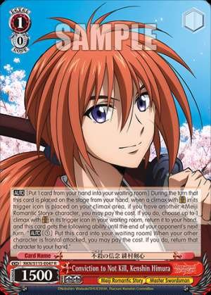 Conviction to Not Kill, Kenshin Himura