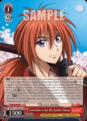 Conviction to Not Kill, Kenshin Himura